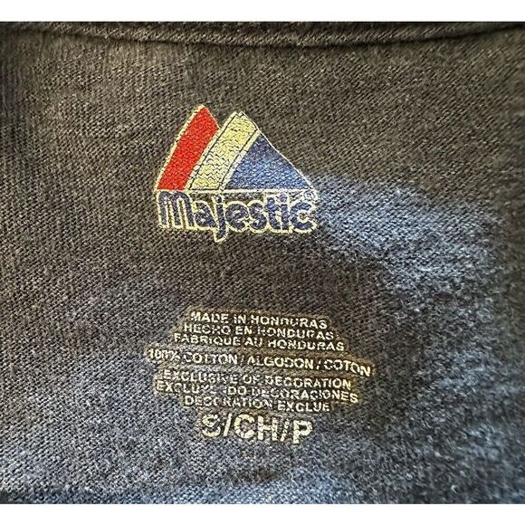 Lot Of 2-MLB Brewers Braun 8 Majestic Blue Yellow Size Small Men? Boys? See Desc - Picture 9 of 15